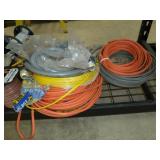 Assorted Wire Spools Under Ground & Indoor