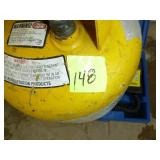 Yellow/Gray Tank R-22 Refrigerant