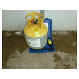Yellow/Gray R-22 Refrigerant Tank