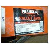 Franklin Hydraulic Pallet Jack 2 1/2 Ton