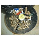 Pail Pack Out Organizer Brass Water Fittings