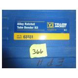 Yellow Jacket Alloy Ratchet Tube Bender Kit, #63331, Like New