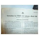 Bacharach Fyrite CO2 Indicator, Model Cx0