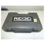 Ridgid Press Tool, 14.4V, Model #100-B, Has Makita Charger, 2 Batteries, 3 Bits