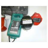 Ridgid Press Tool, 14.4V, Model #100-B, Has Makita Charger, 2 Batteries, 3 Bits