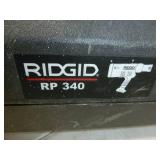 Ridgid Press Tool, 18V, Model RP-340, Comes with 2 Batteries, Charger, 1/2" - 2" Bits