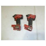 Milwaukee Impacts x2, 18V, 1-Stubby #2853-20, Reg. #2760-20