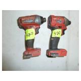 Milwaukee Impacts x2, 18V, #2853-20, Cord Read #2