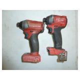 Milwaukee Impacts x2, 18V, #2853-20, Cord Read #2