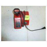 Milwaukee Charger with 20-18V Batteries, M12V