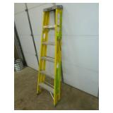 Keller Step Ladder Fiberglass Yellow 6