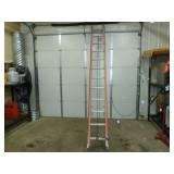 Werner Fiberglass Extension Ladder 24