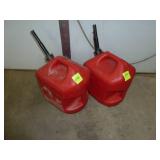 Gas Cans x 2 Red