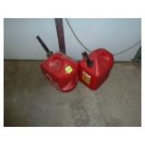 Gas Cans x 2 Red