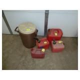 Igloo Water Cooler & Gas cans