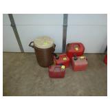 Igloo Water Cooler & Gas cans