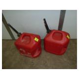 Gas Cans x 2 Red