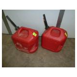 Gas Cans x 2 Red