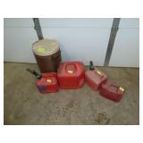 Igloo Water Cooler & Gas cans