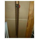 Chain Hoist Hanging On Wall