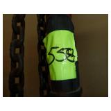 Chain Hoist Hanging On Wall