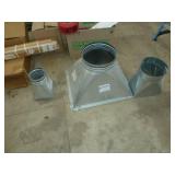 Power Dampers 8" & Duct Transitions