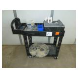 Rubbermaid Cart Black 17"