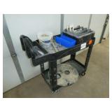 Rubbermaid Cart Black 17"