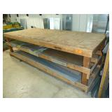 Work Table Wood 49 1/2" x 117"