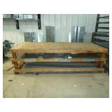 Work Table Wood 49 1/2" x 117"