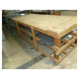 Work Table Wood 49 1/2" x 117"