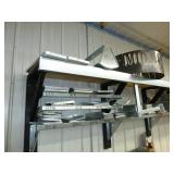 Wall Shelves Transition Duct Pieces