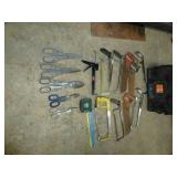 Malco Tin Snips, Hacksaws, Caulk Gun