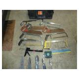 Malco Tin Snips, Hacksaws, Caulk Gun