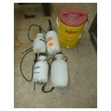 Hand Sprayers x 4 & Igloo Cooler