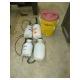Hand Sprayers x 4 & Igloo Cooler