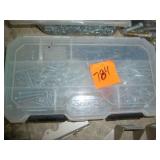 Assorted Fasteners, Bolt bin, Chalk Line