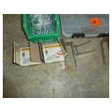 Assorted Fasteners, Bolt bin, Chalk Line