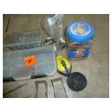 Assorted Fasteners, Bolt bin, Chalk Line