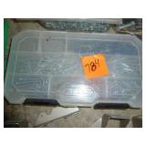Assorted Fasteners, Bolt bin, Chalk Line