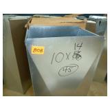 Galvanized Duct Stock 10"
