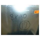Galvanized Duct Stock- 8" x 48"