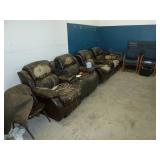 Leather Couches x 2 & Chairs