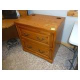 Front Office Oak File Cabinet