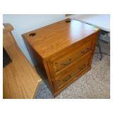 Front Office Oak File Cabinet
