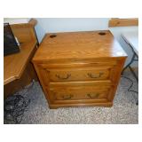 Front Office Oak File Cabinet