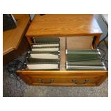 Front Office Oak File Cabinet