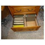 Front Office Oak File Cabinet