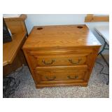 Front Office Oak File Cabinet