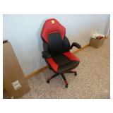 Office Chair Red/Black Swivel